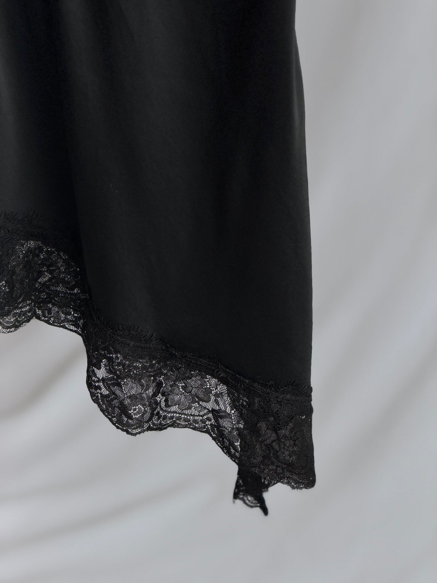 black lace camisole top