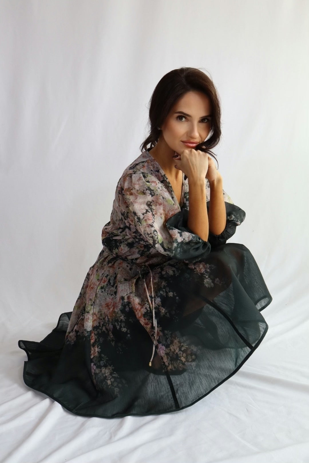 Black Floral Dress