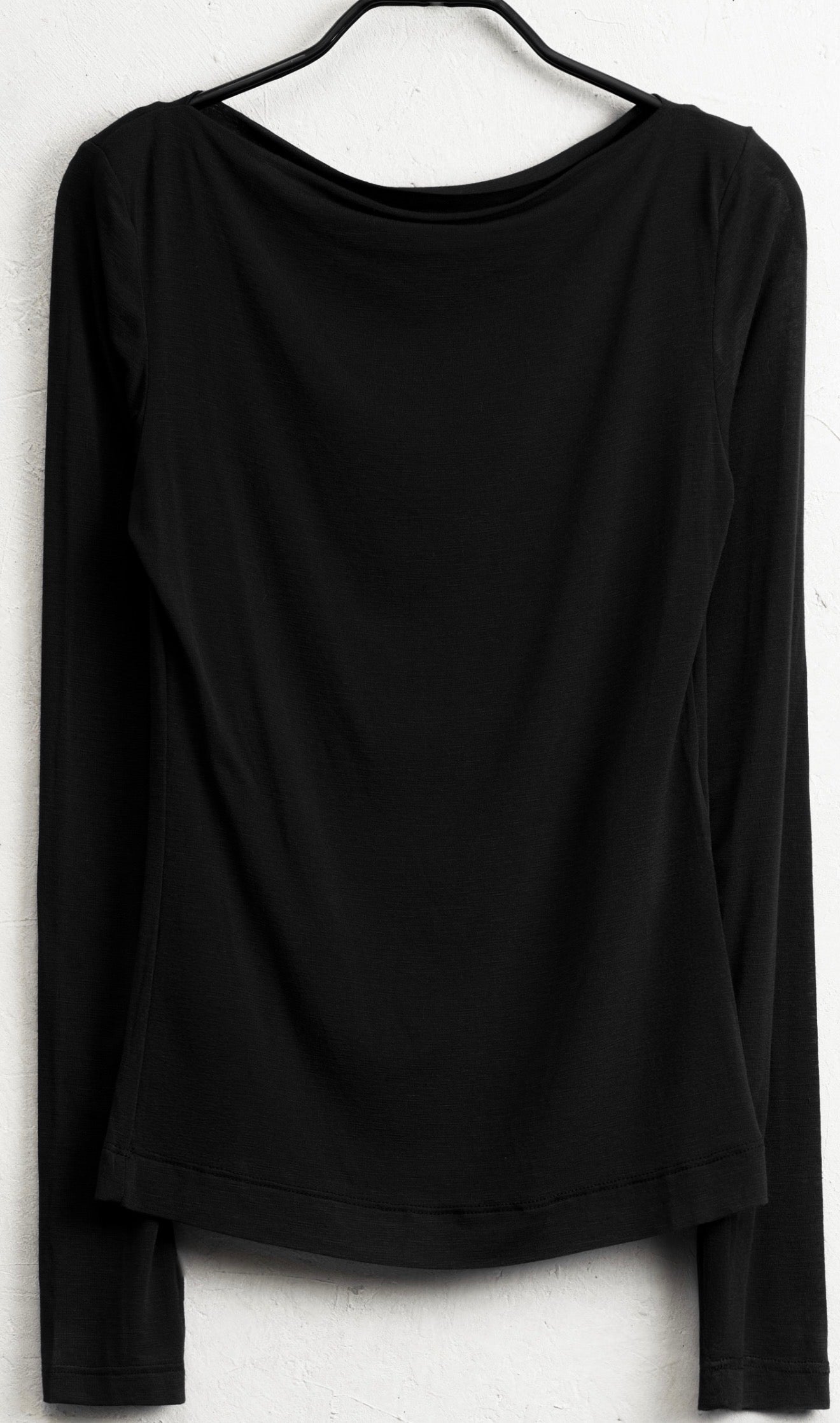 Black Viscose blend top