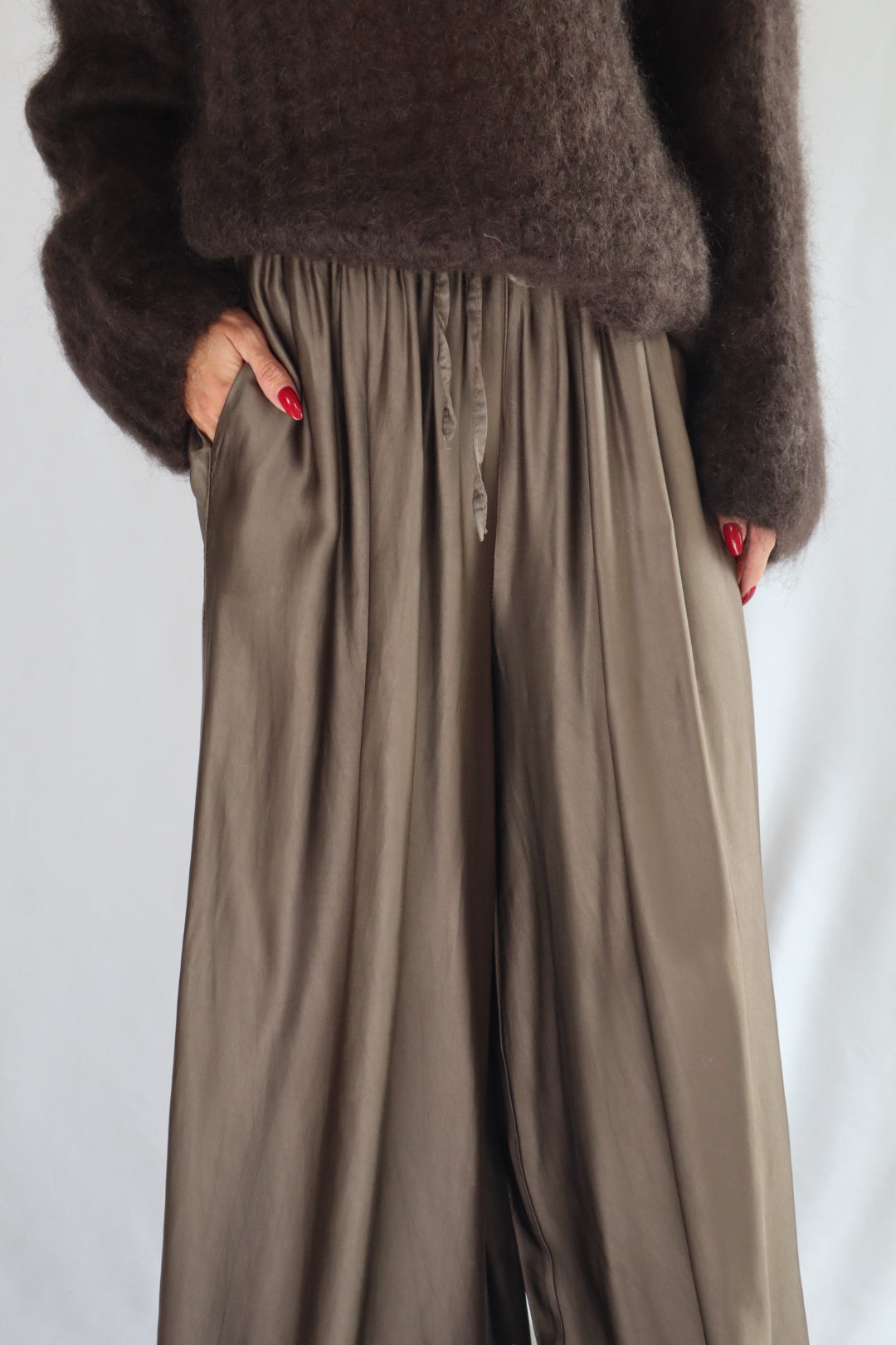 cappuccino Viscose pants