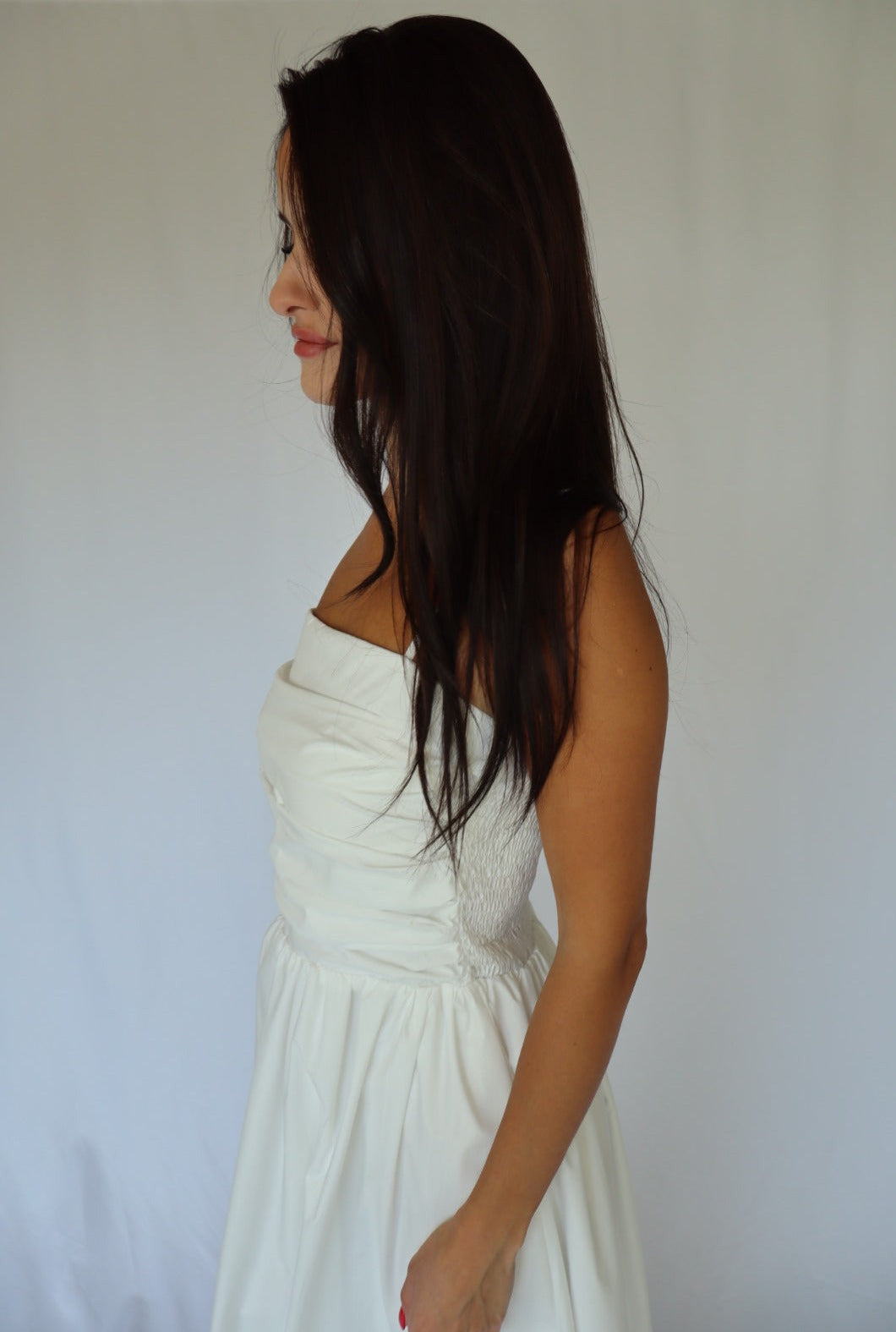 White Midi Dress