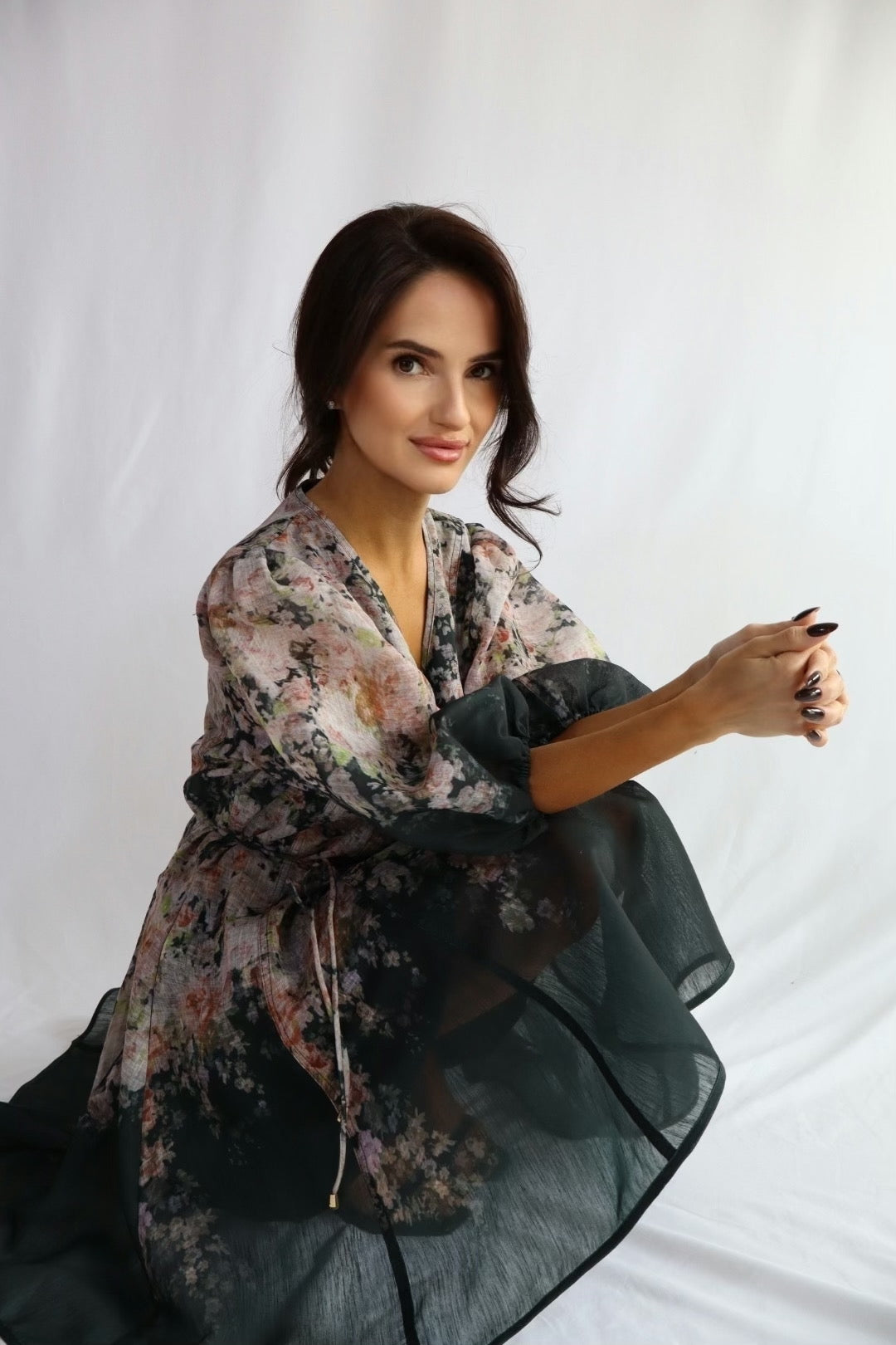Black Floral Dress