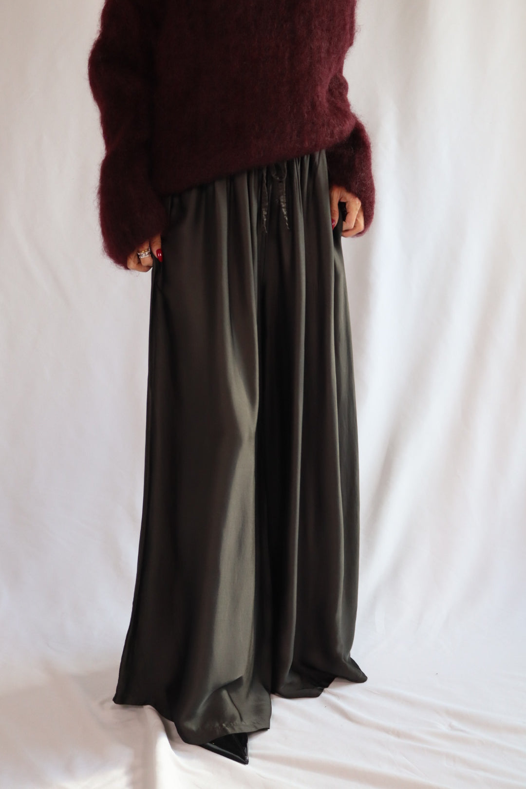 chocolate Viscose Pants