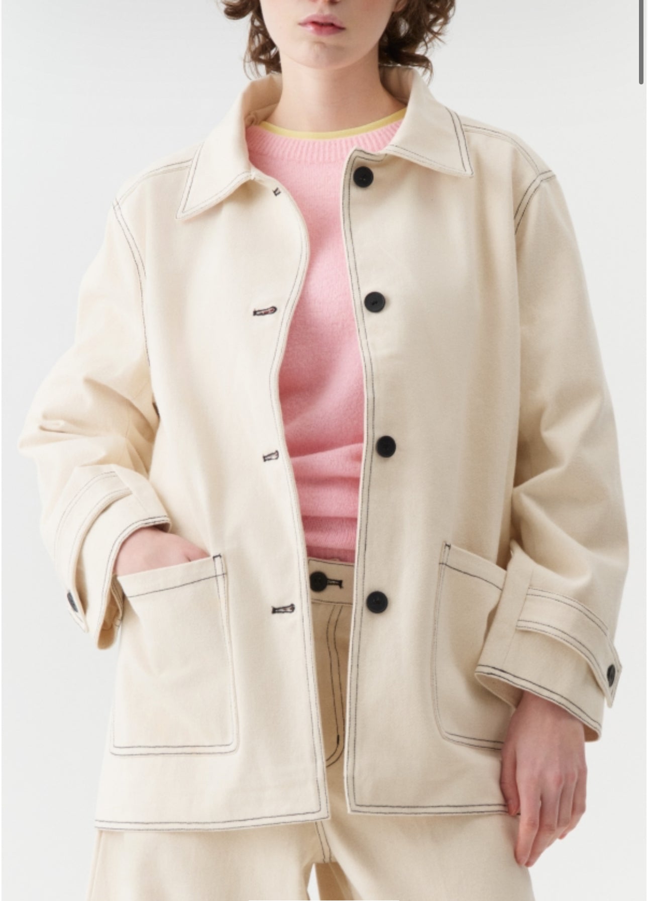 Denim Button Up Jacket