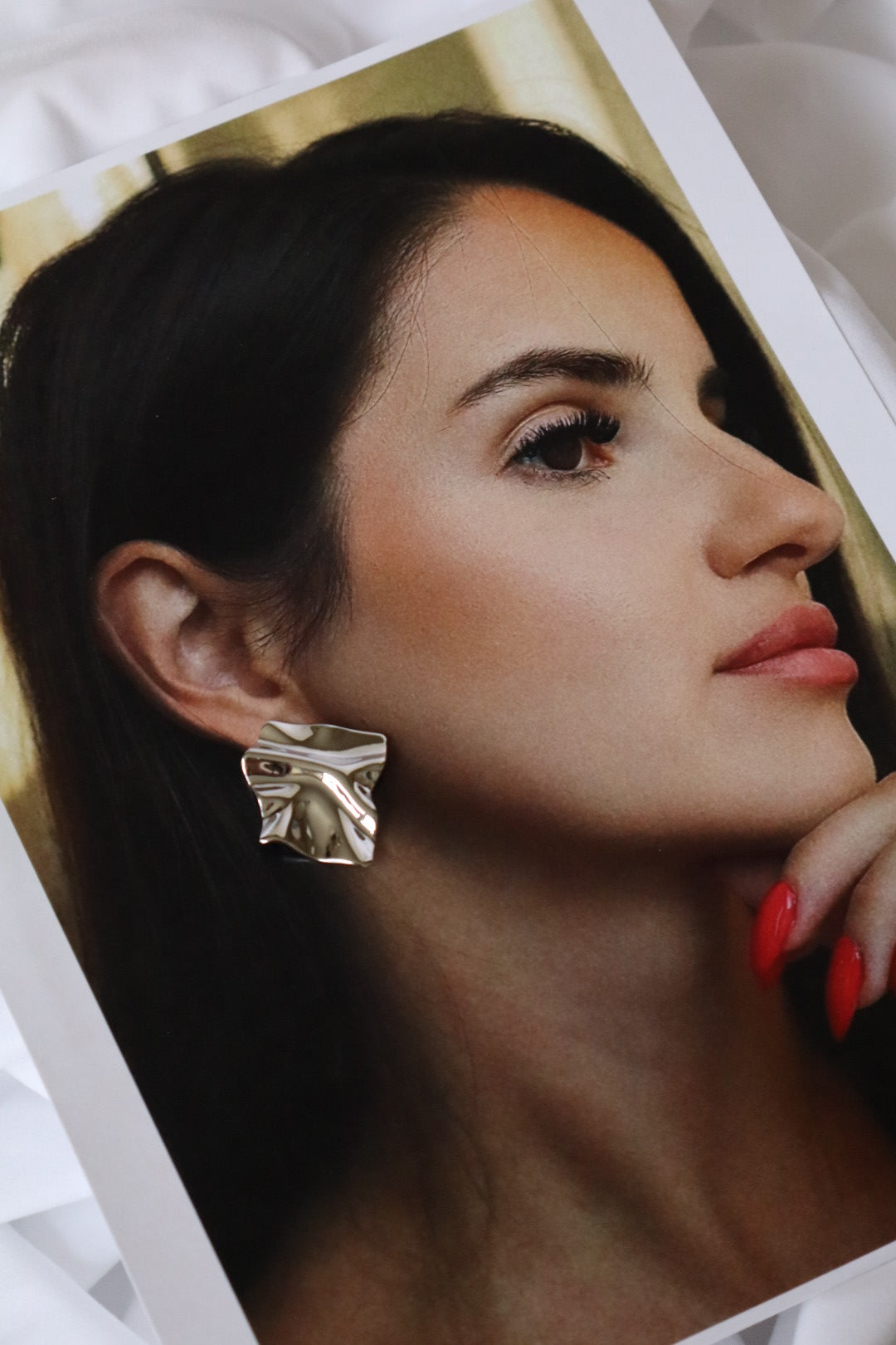 wavy earrings