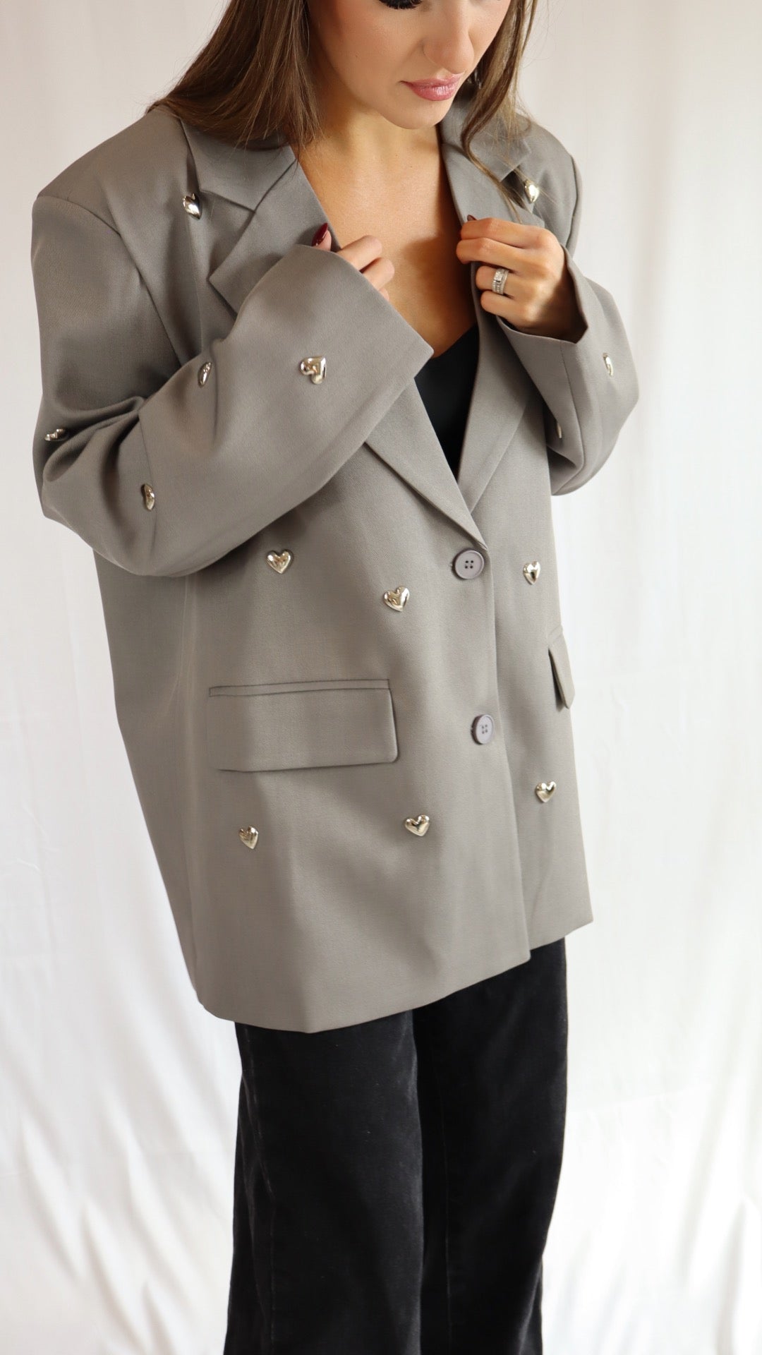 Heart Studs Blazer
