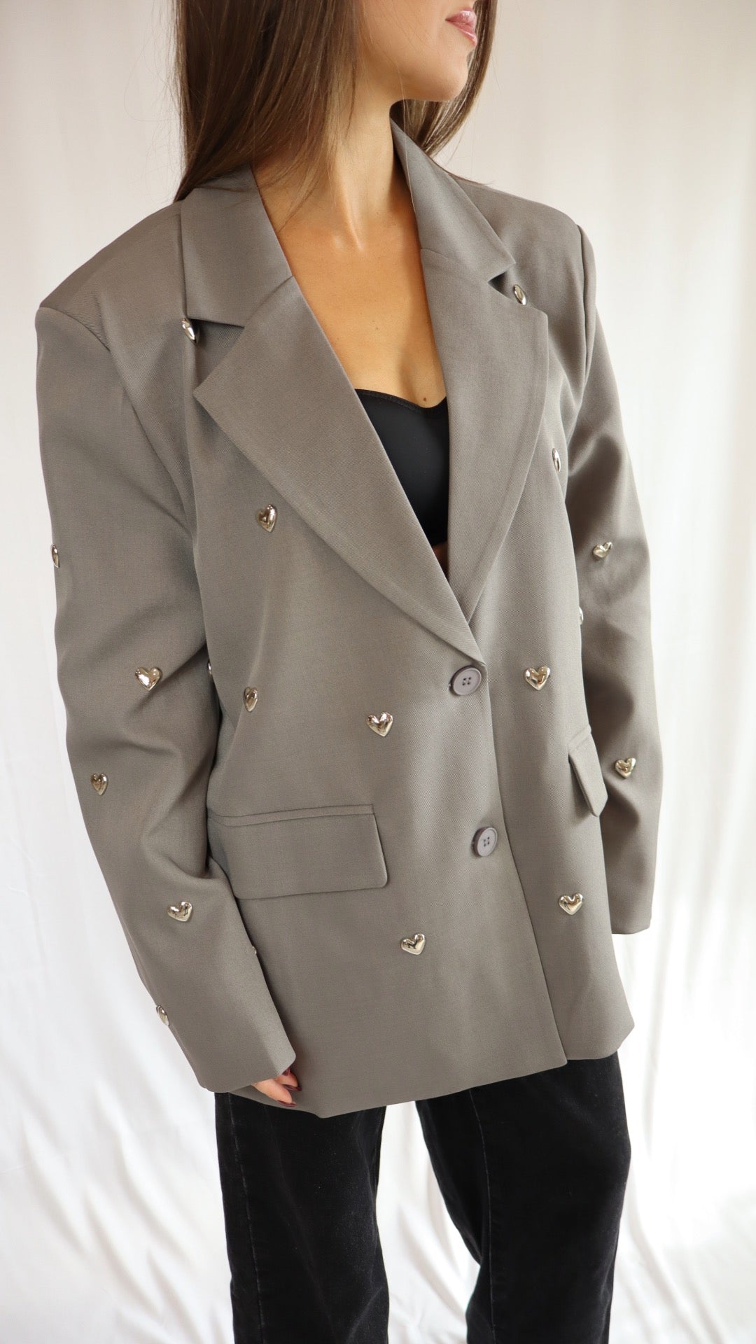 Heart Studs Blazer
