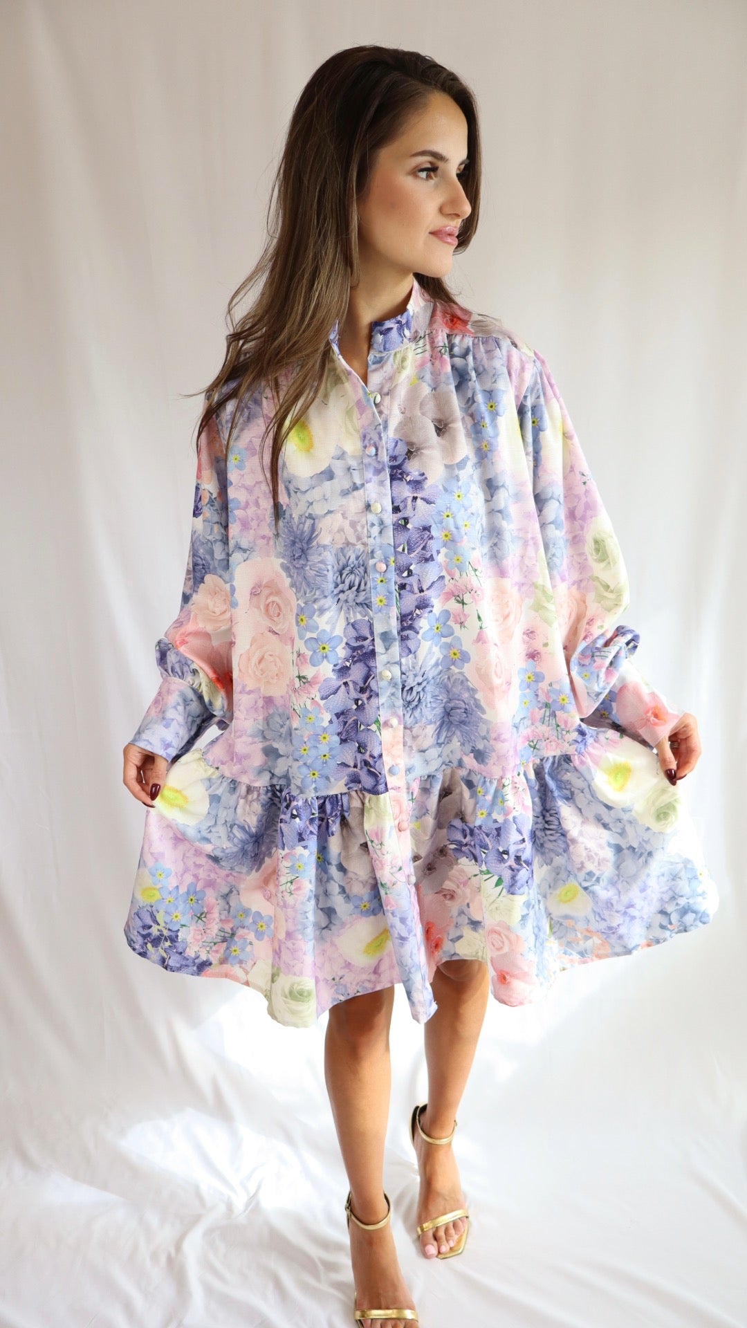 Floral Dream Button Dress