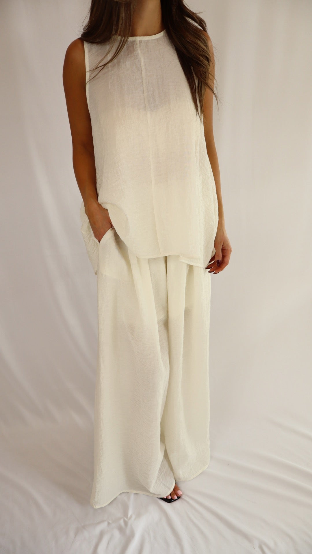 Coastal Ivory Pants Set