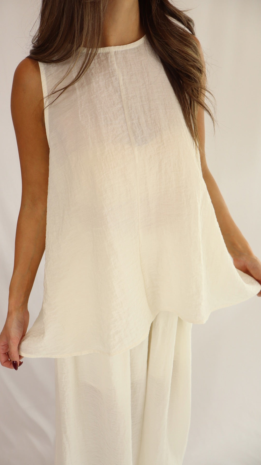 Coastal Ivory Pants Set