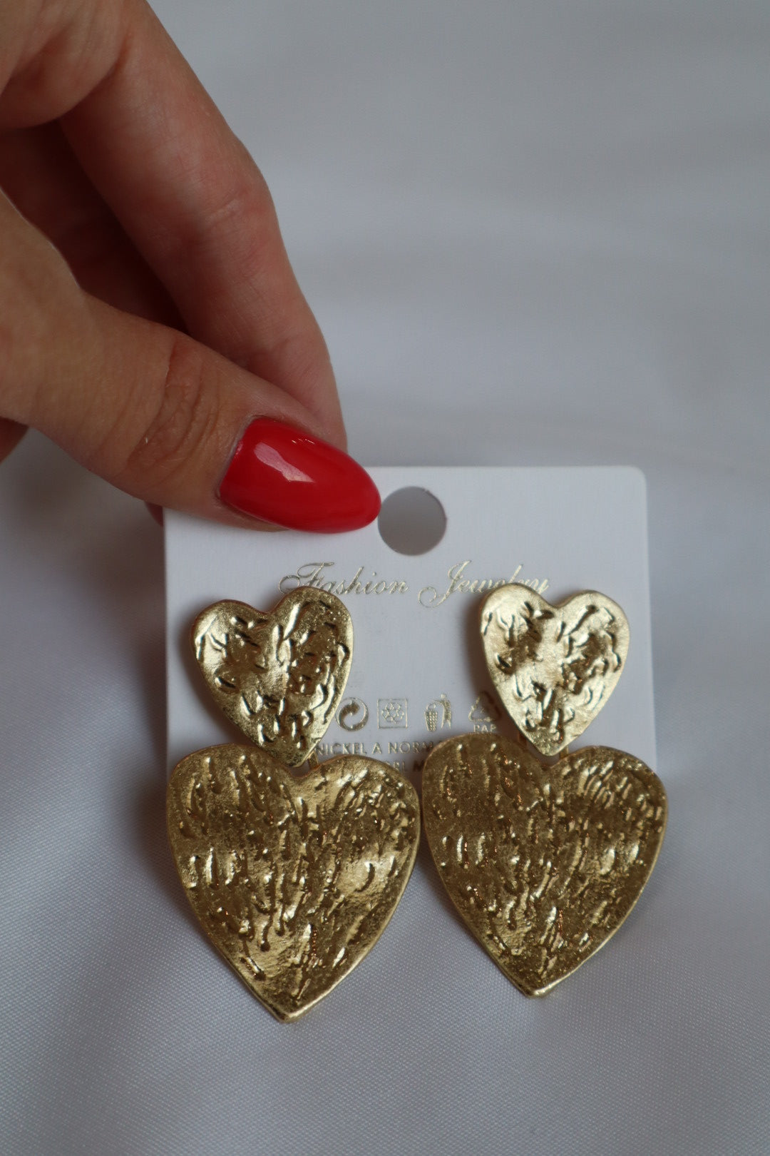 heart earrings