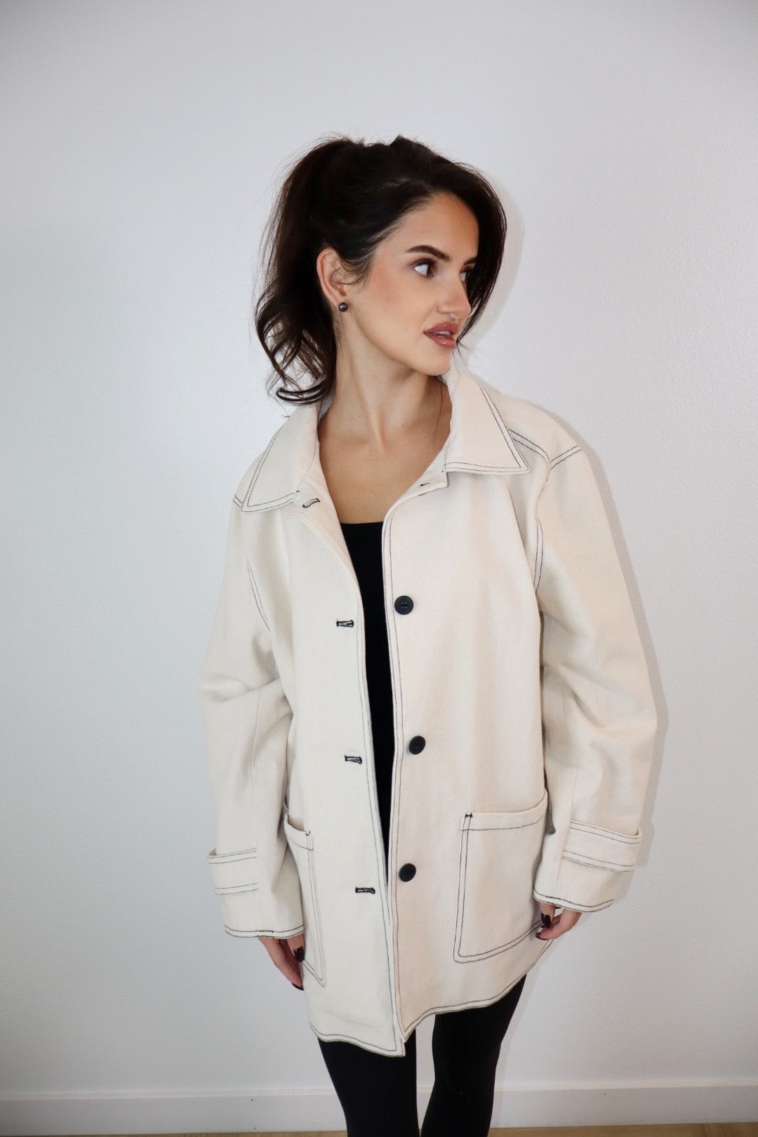 Denim Button Up Jacket