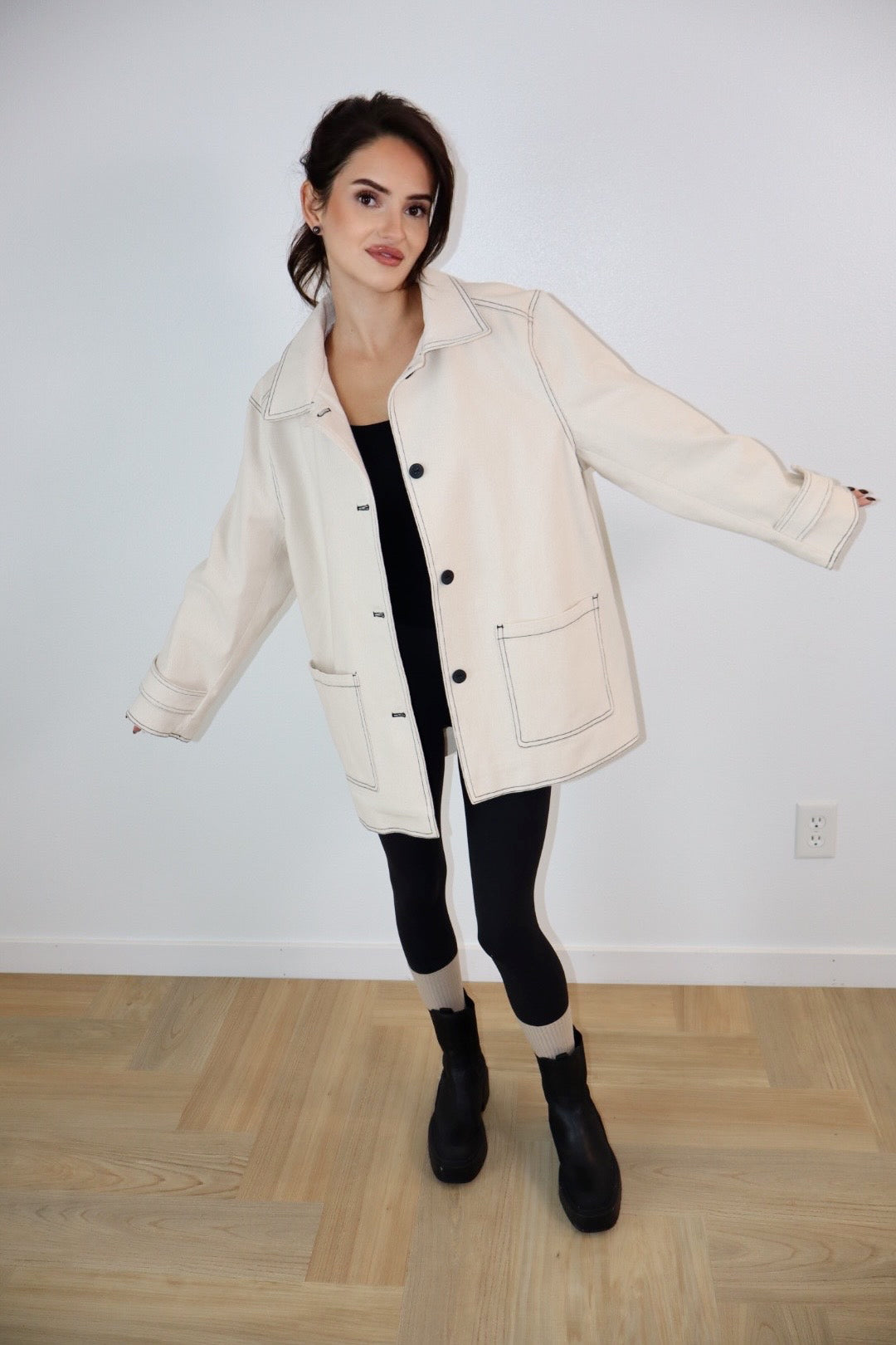 Denim Button Up Jacket