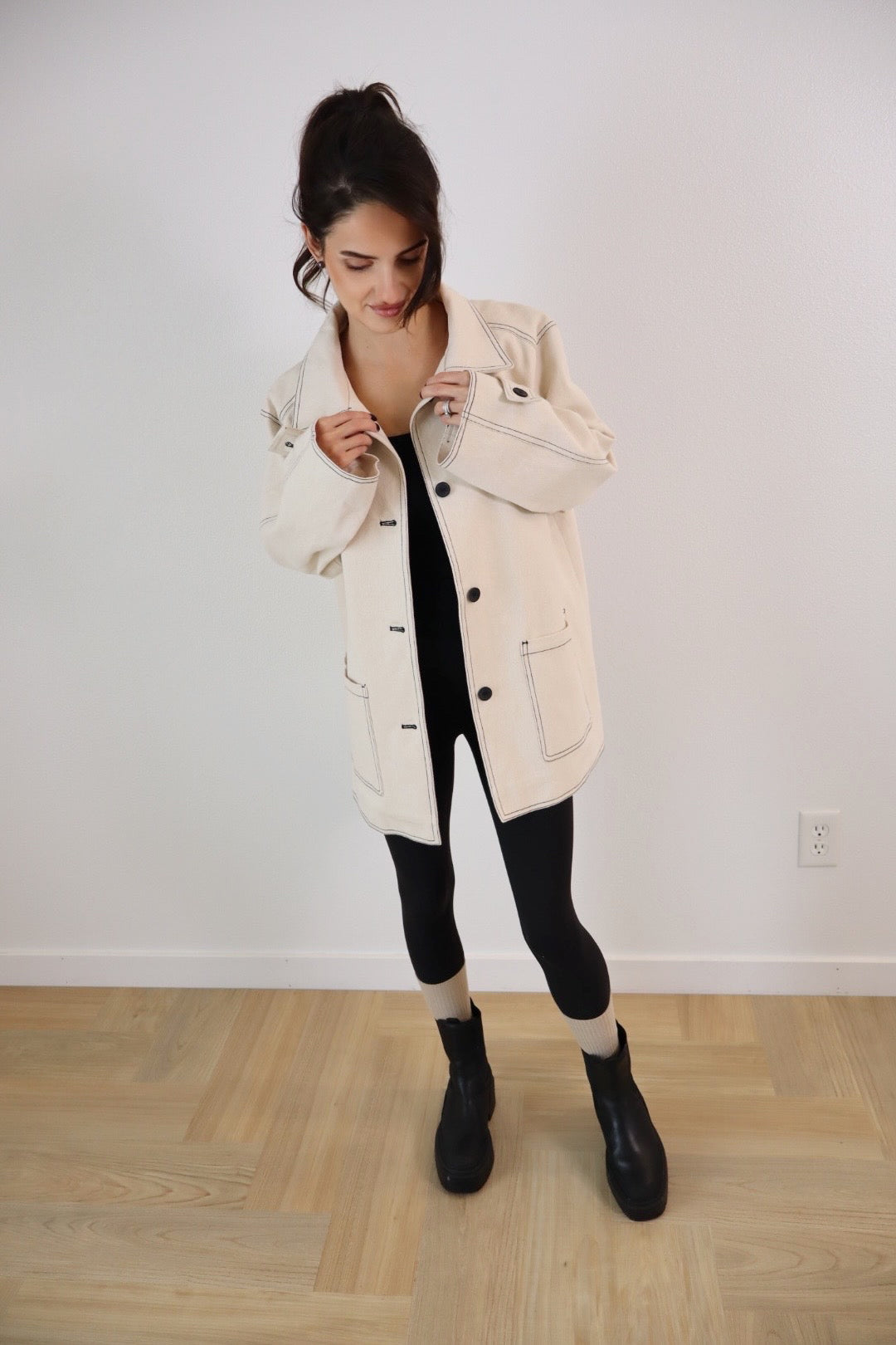 Denim Button Up Jacket