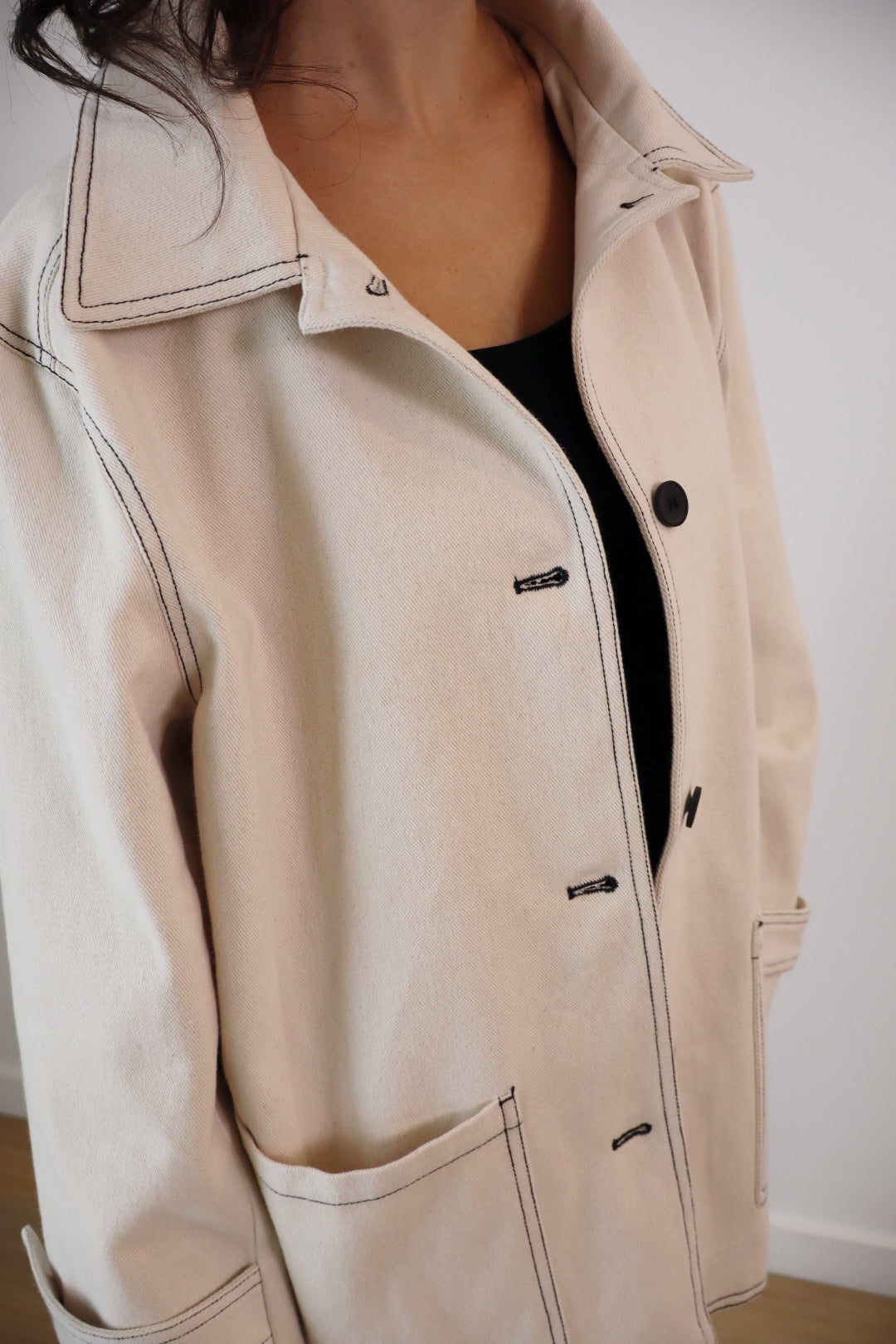 Denim Button Up Jacket