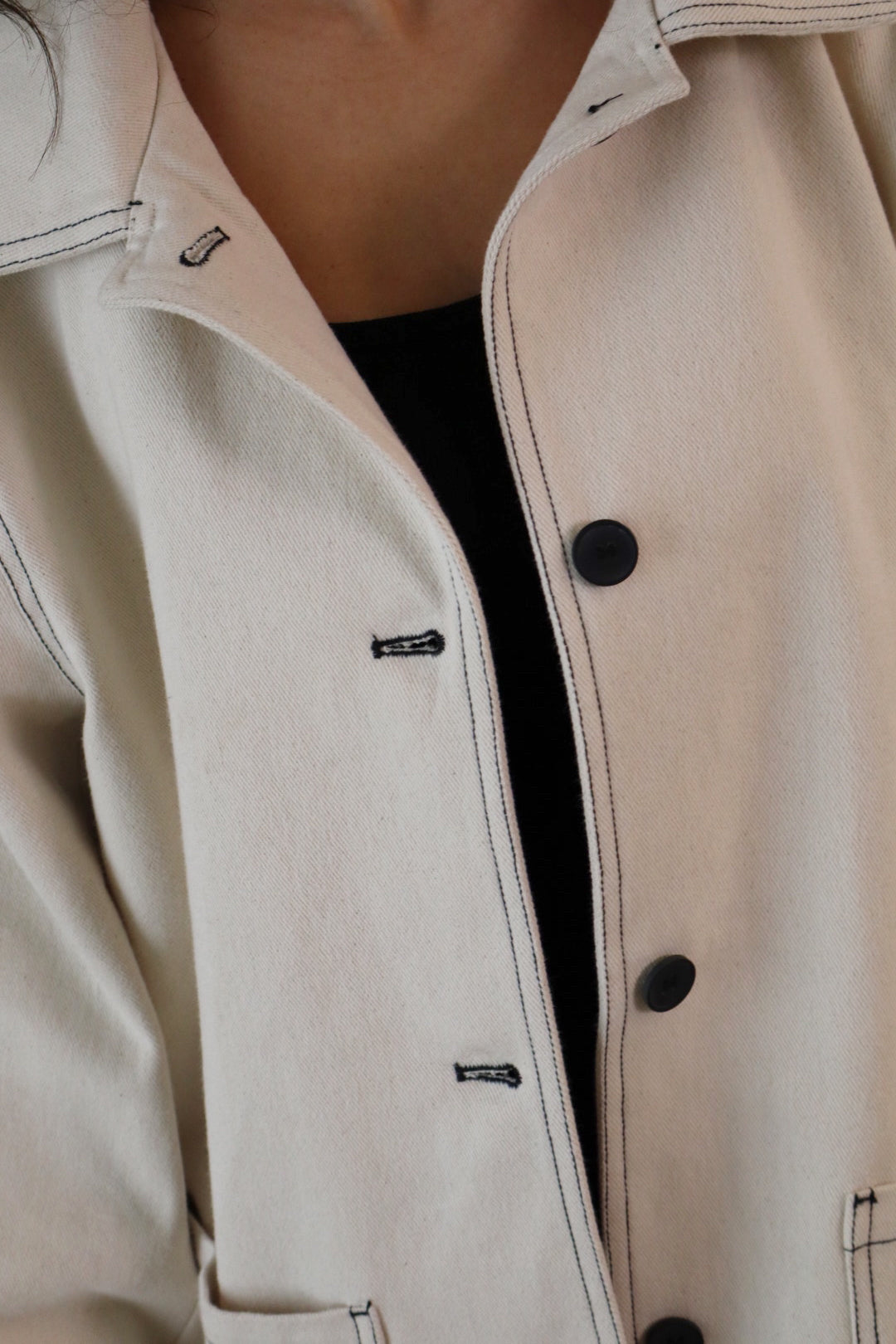 Denim Button Up Jacket