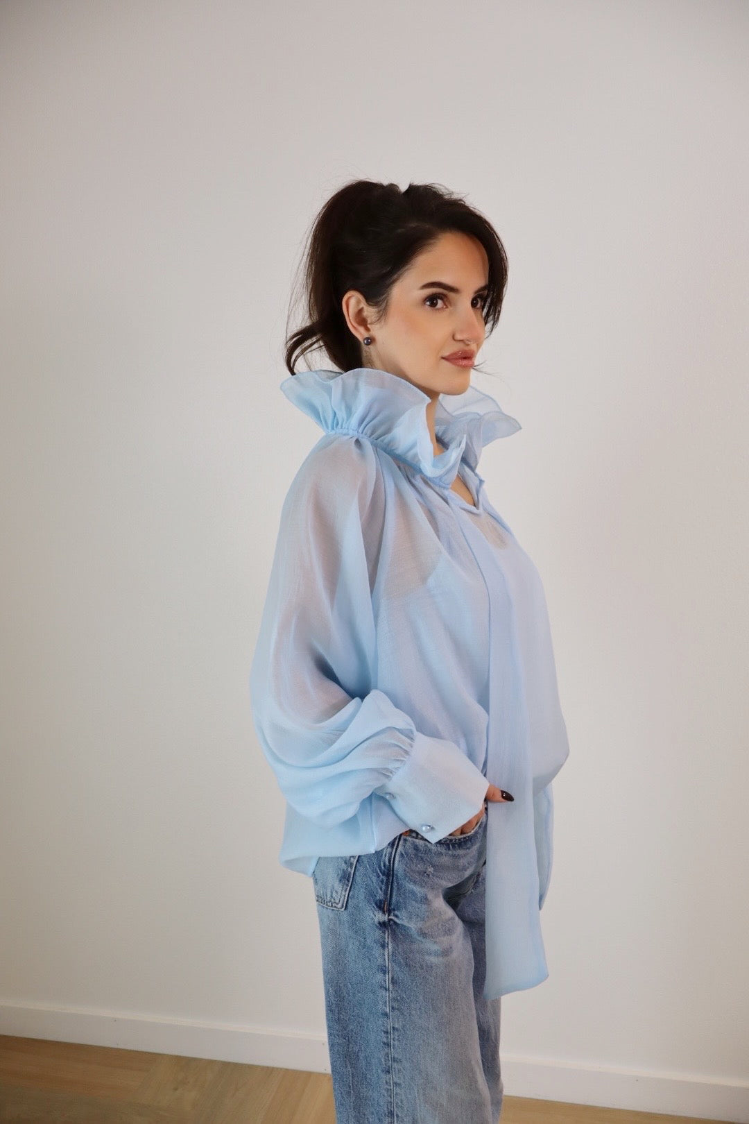 Sky Blue Blouse