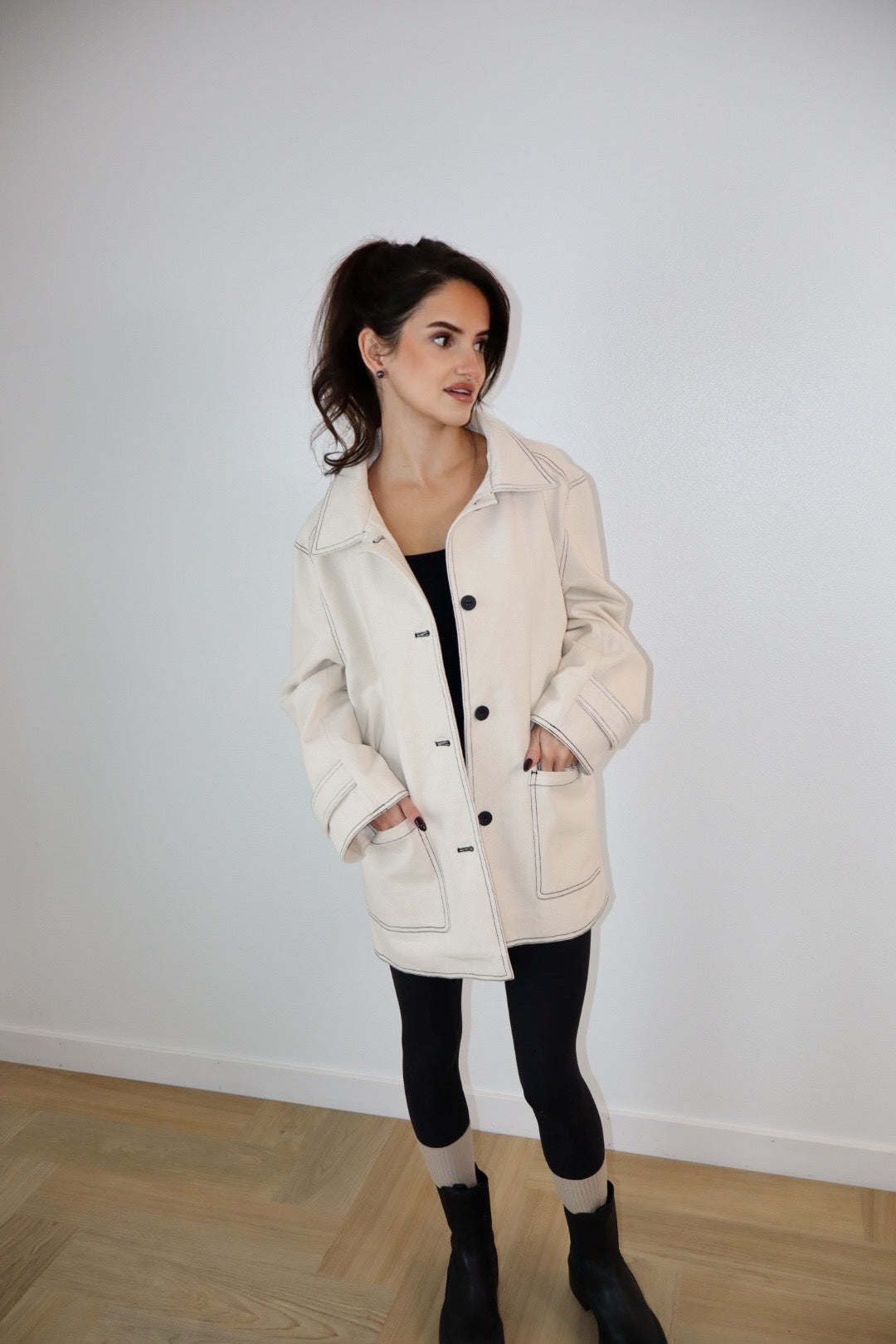 Denim Button Up Jacket