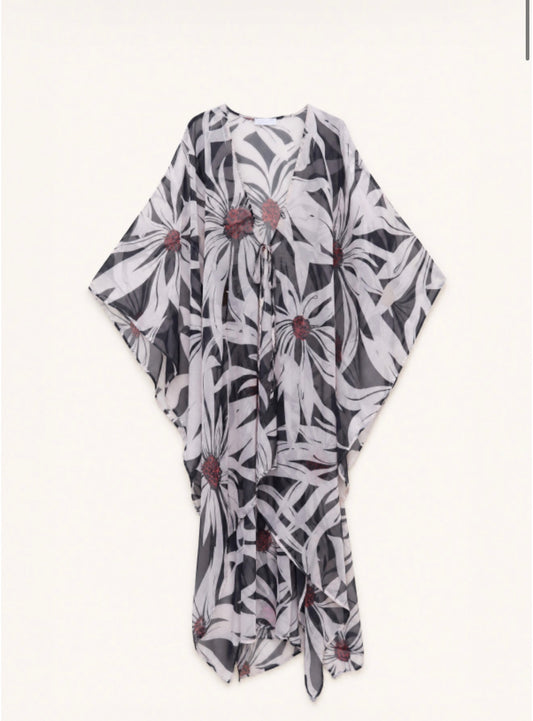 Black Kimono Dress Cover Up