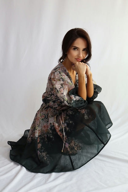 Black Floral Dress