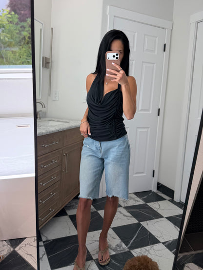Black Halter Tank