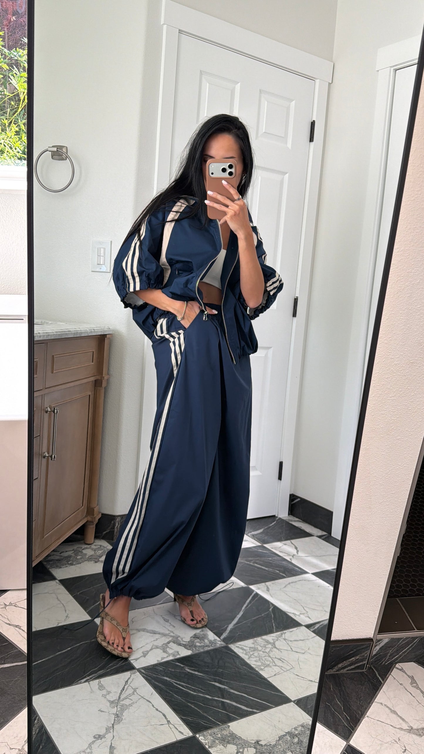 Navy Tracksuit Pant