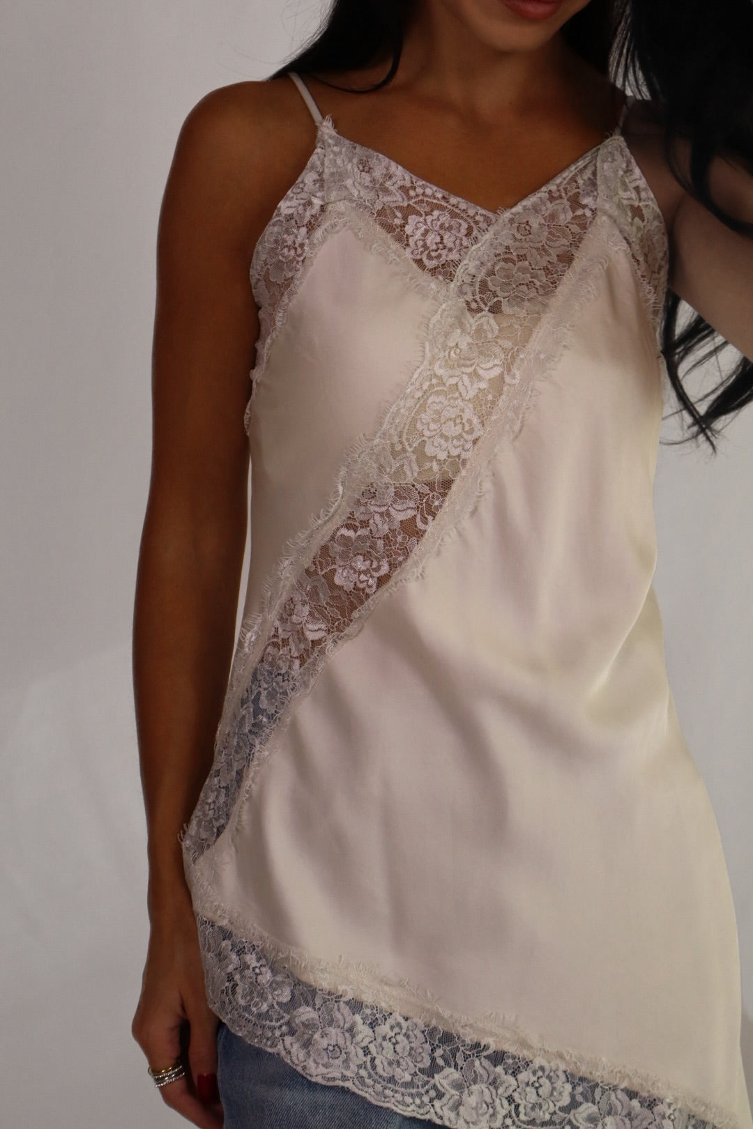 Ivory Lace camisole Top
