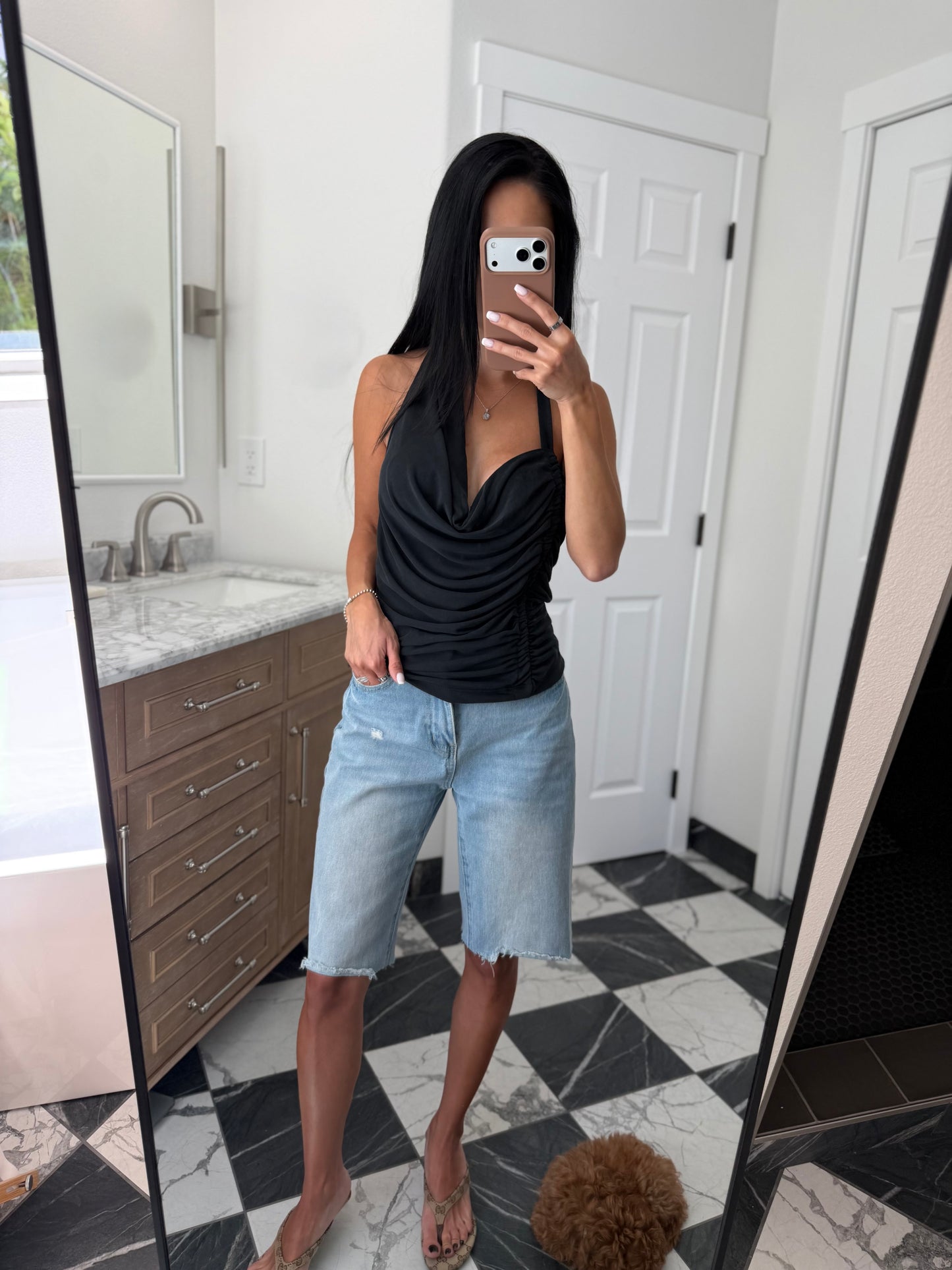 Black Halter Tank