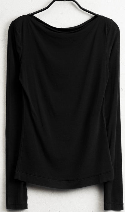 Black Viscose blend top