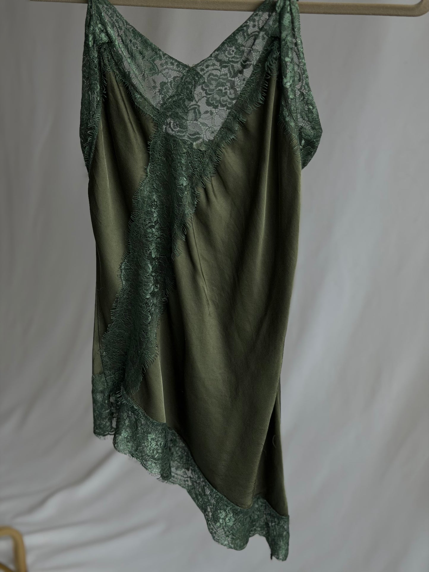 Olive Lace camisole Top
