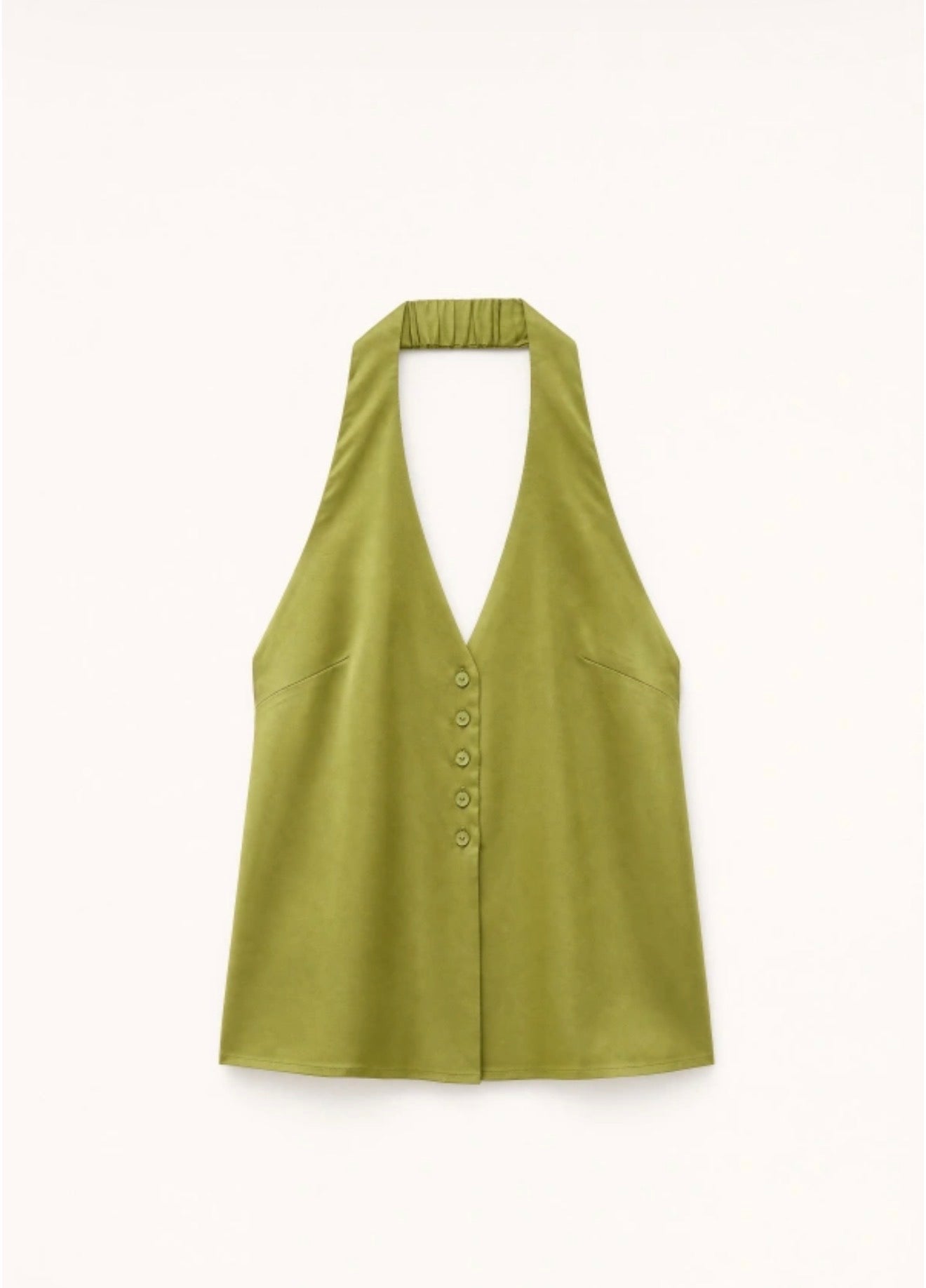 Olive Halter Gilet