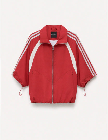 Red Bomber Jacket
