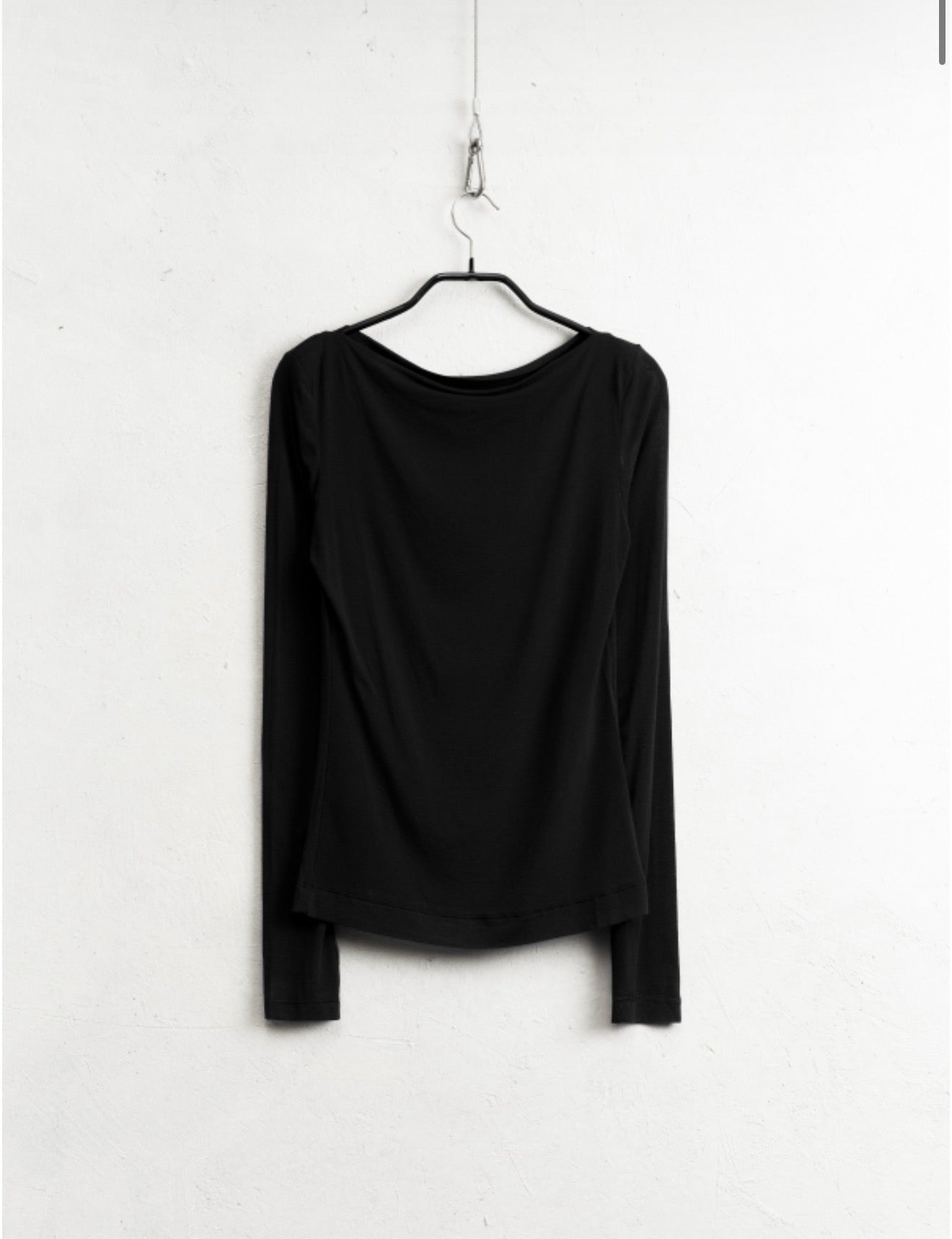 Black Viscose blend top