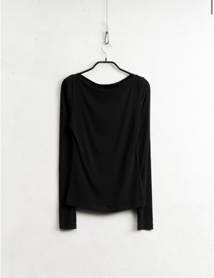 Black Viscose blend top