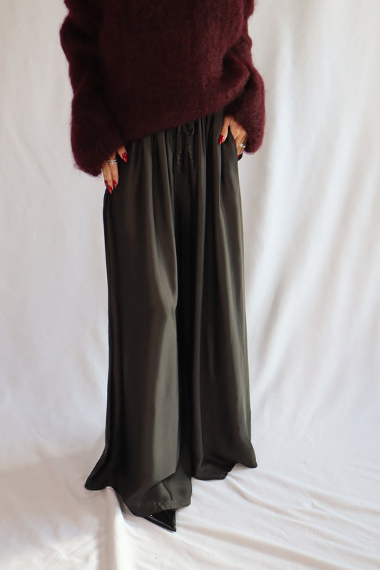 chocolate Viscose Pants