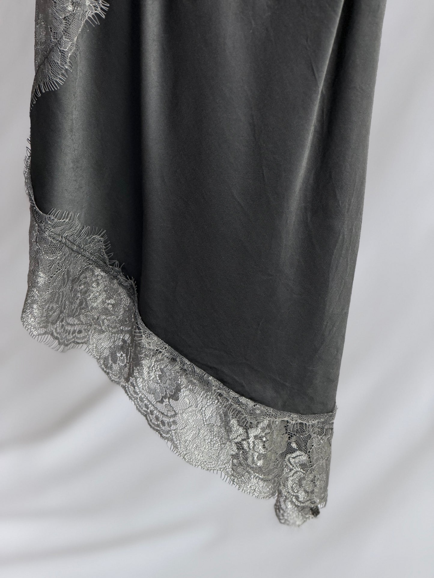 Grey Lace Camisole Top