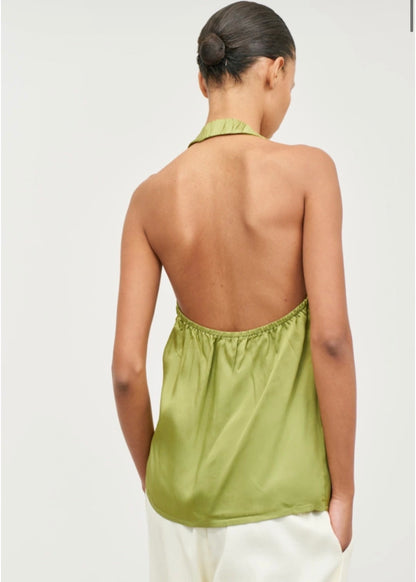 Olive Halter Gilet