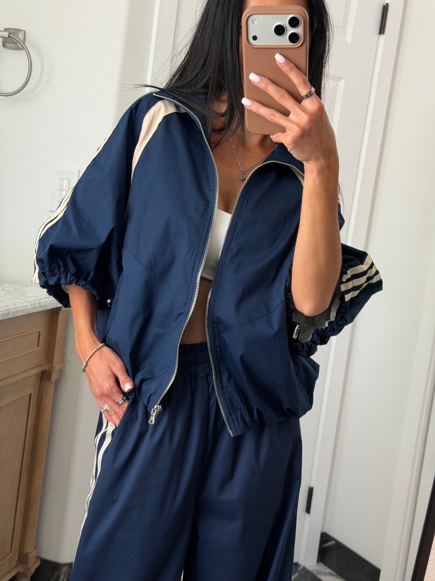 Blue Bomber Jacket