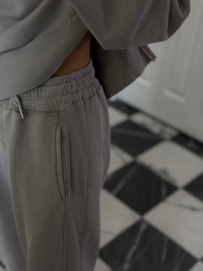 light grey sweat set