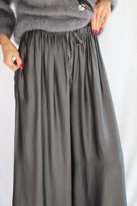 Grey Viscose pants