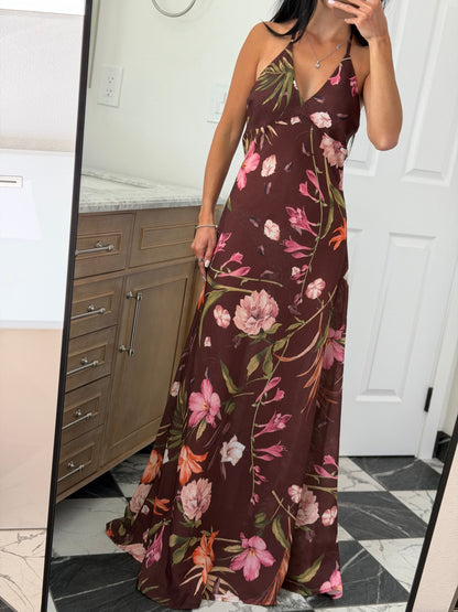 Halter Botanical Dress