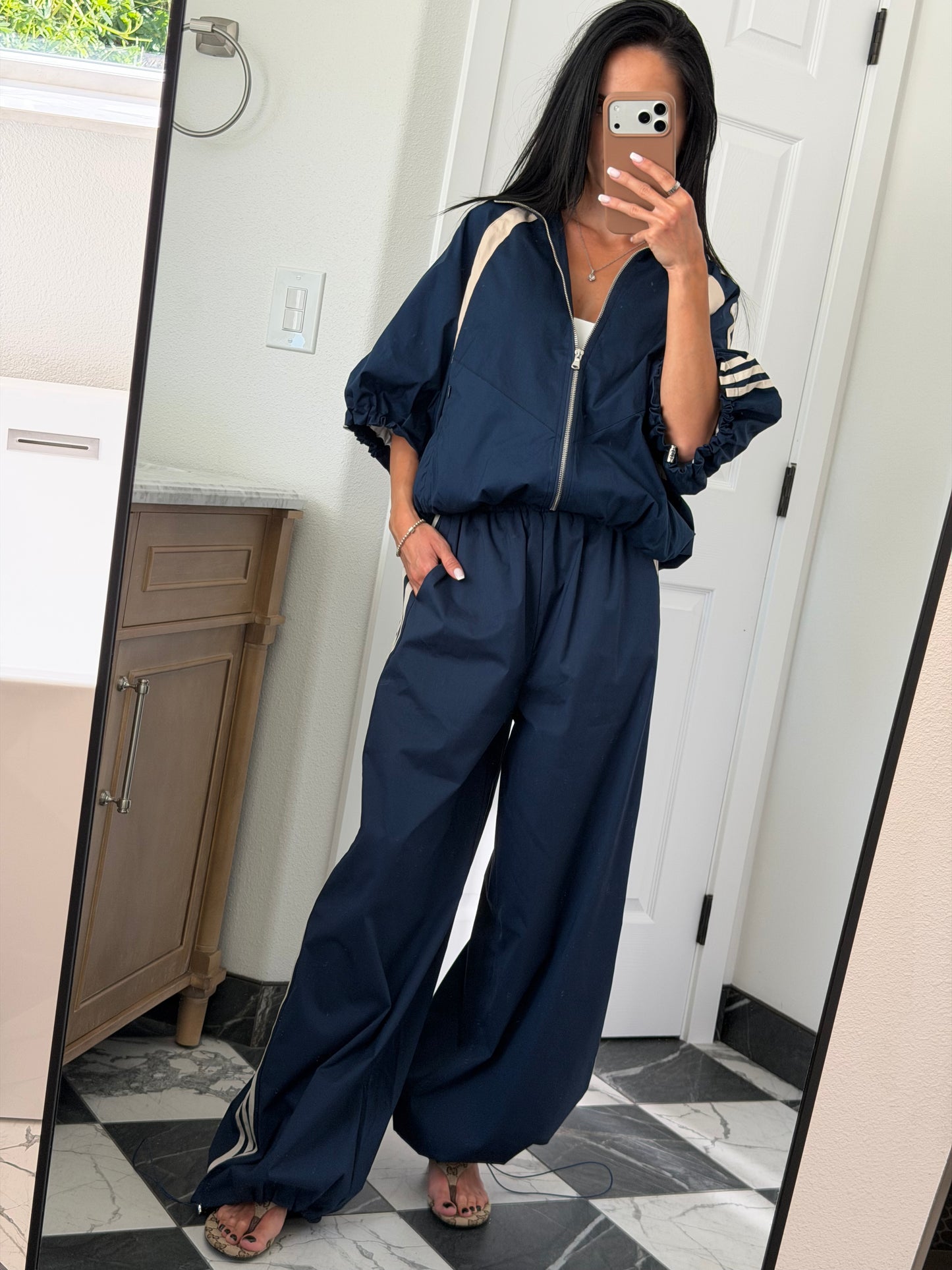 Navy Tracksuit Pant