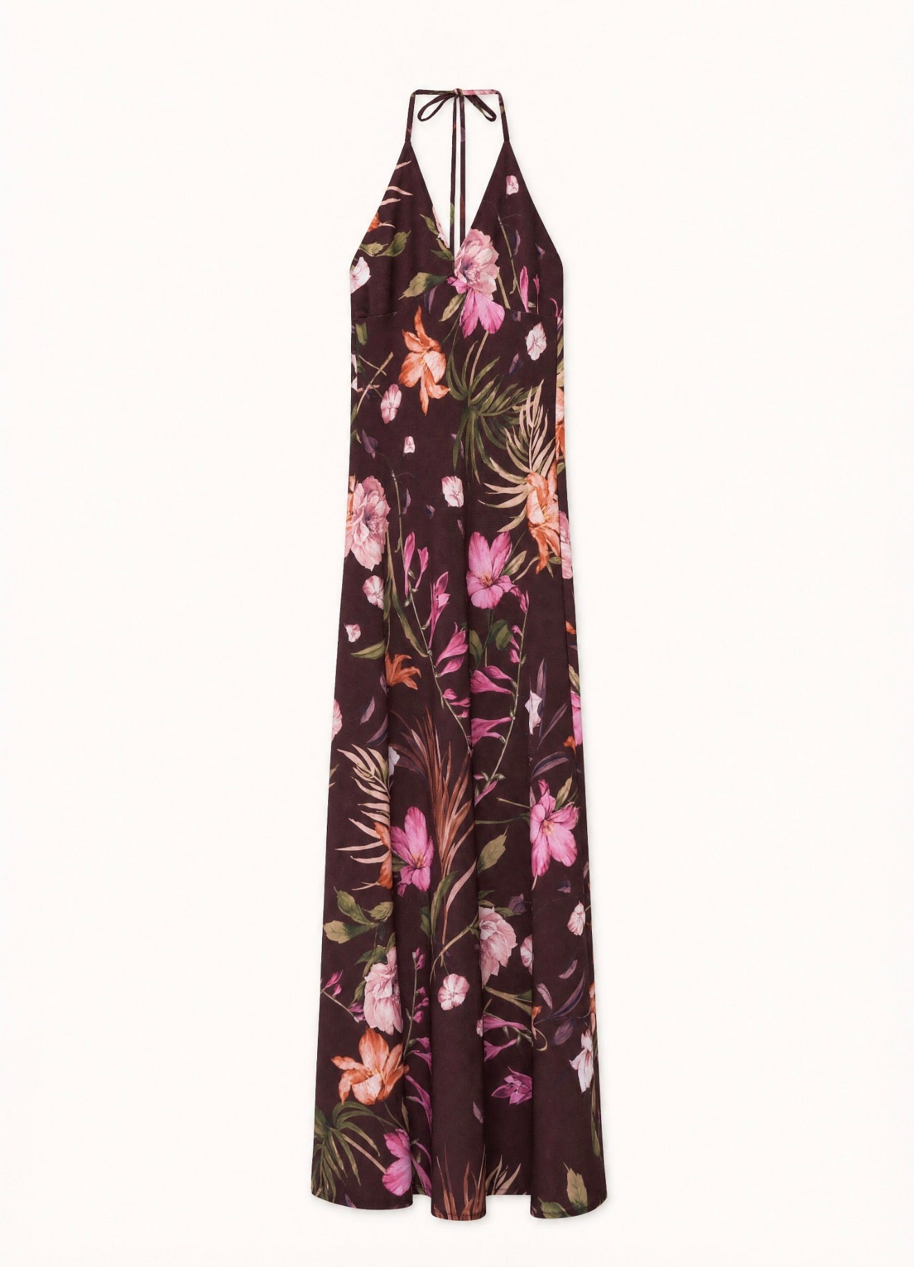 Halter Botanical Dress