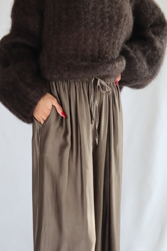 cappuccino Viscose pants