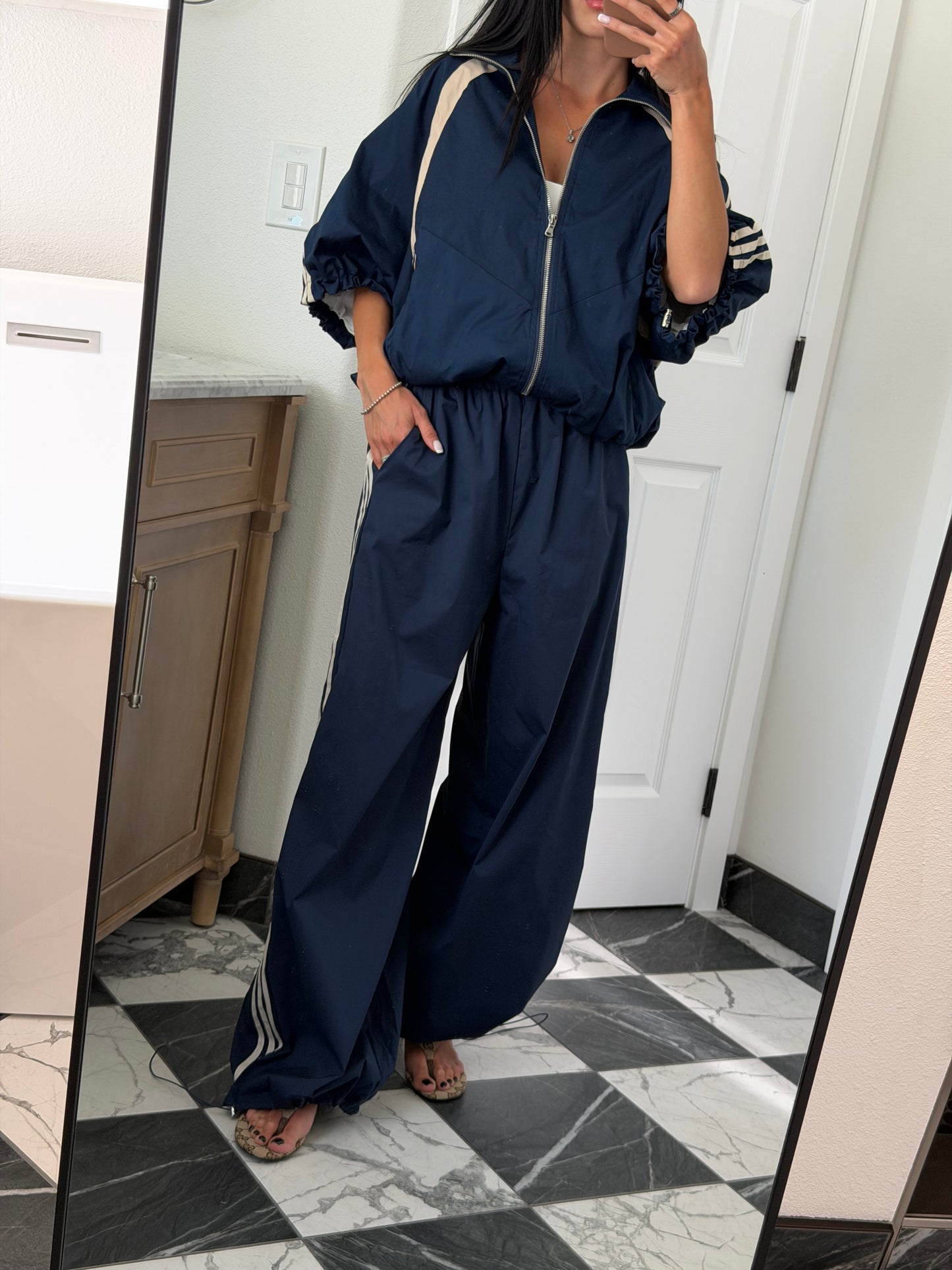 Navy Tracksuit Pant