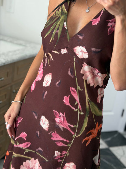 Halter Botanical Dress
