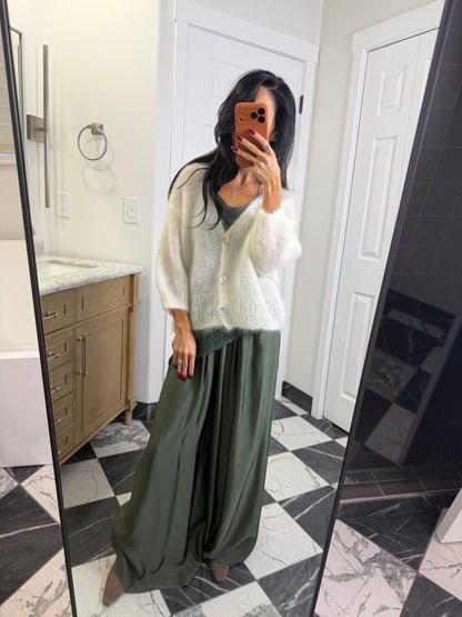 ivory Mohair cardigan