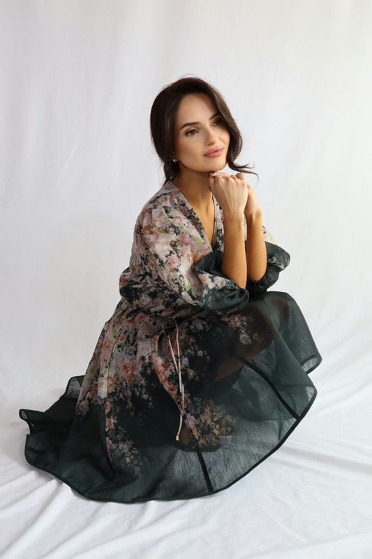 Black Floral Dress