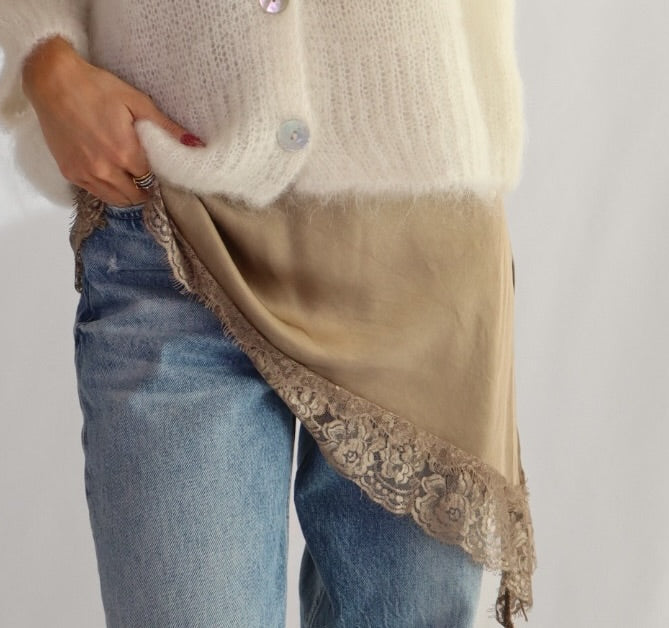 latte Lace Camisole Top