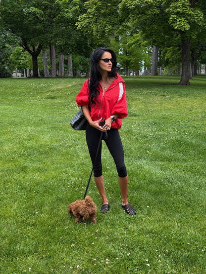 Red Bomber Jacket